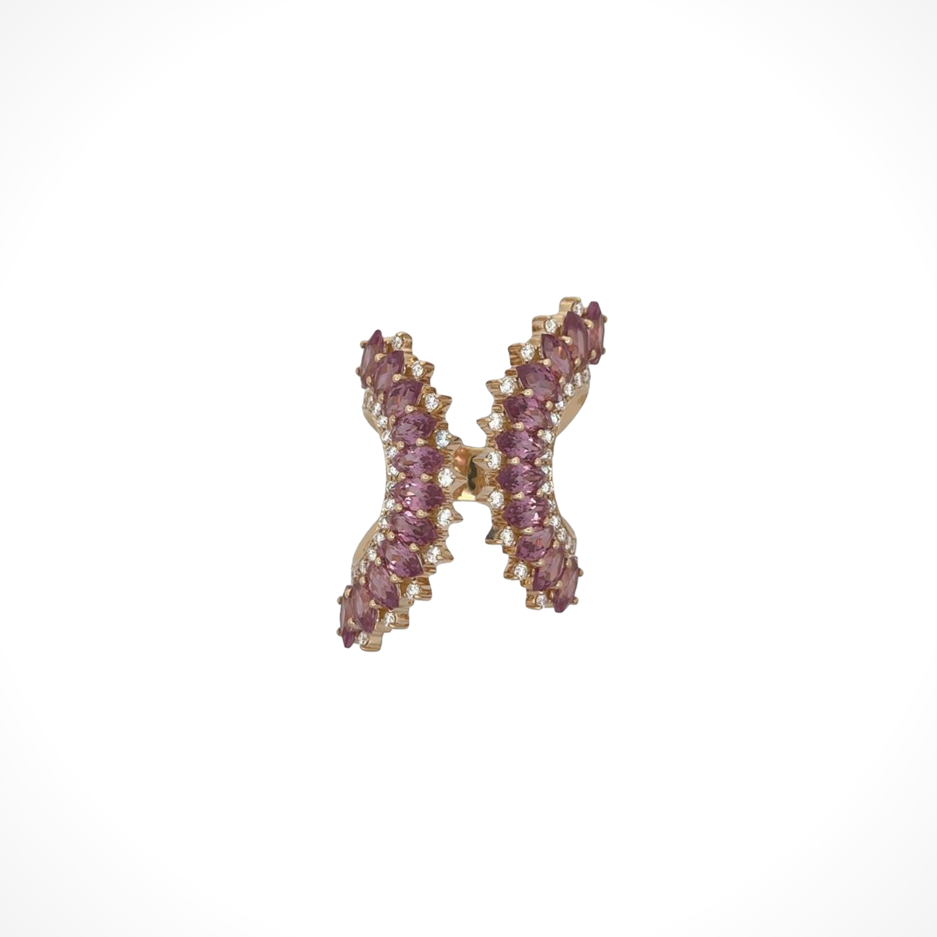 Mirage Cascata Ring Pink