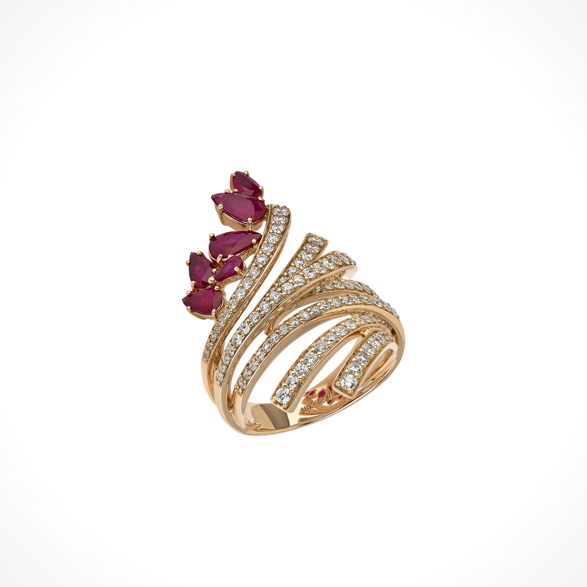 Mirage Ondas Ring Ruby