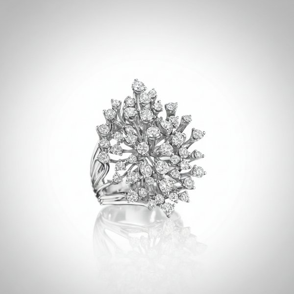 Luminus Centelha White Ring