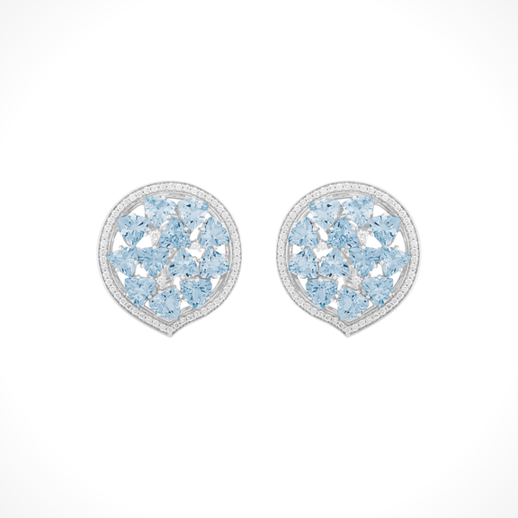 Mirage Ethereal Studs - Aqua
