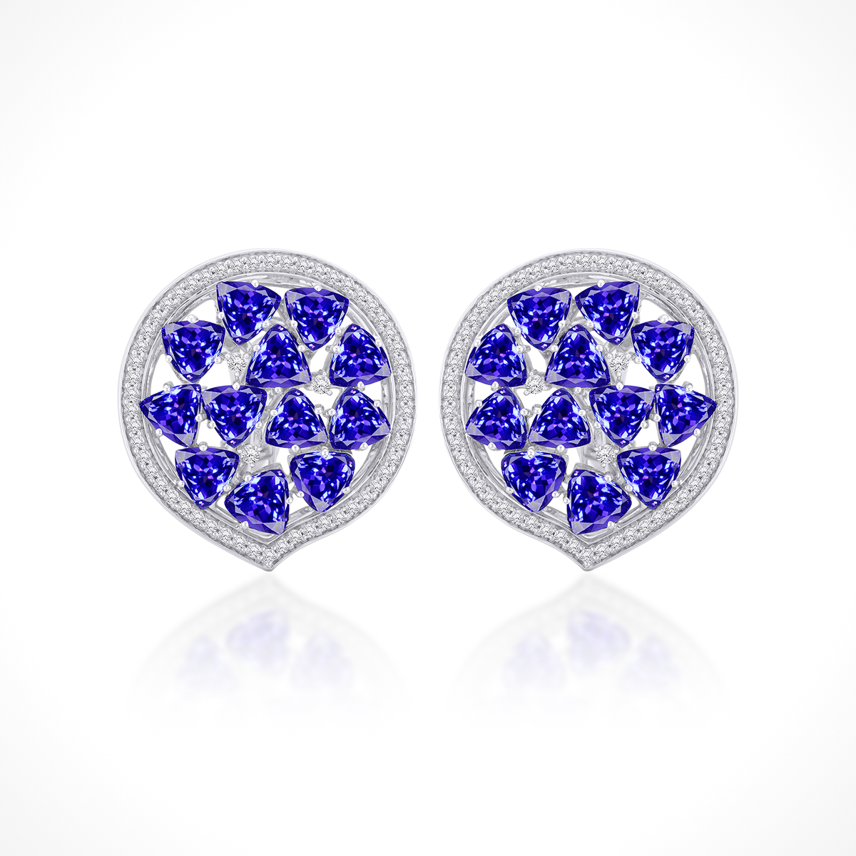 Mirage Ethereal Studs - Indigo