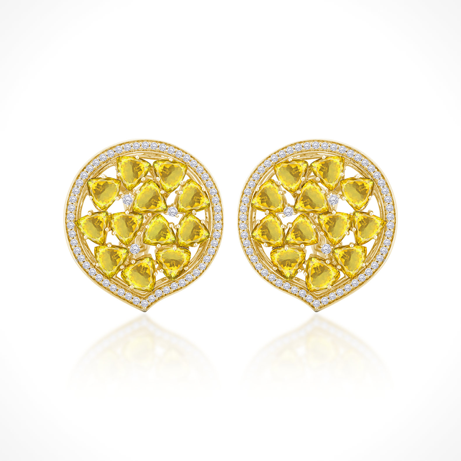 Mirage Ethereal Studs Citrine