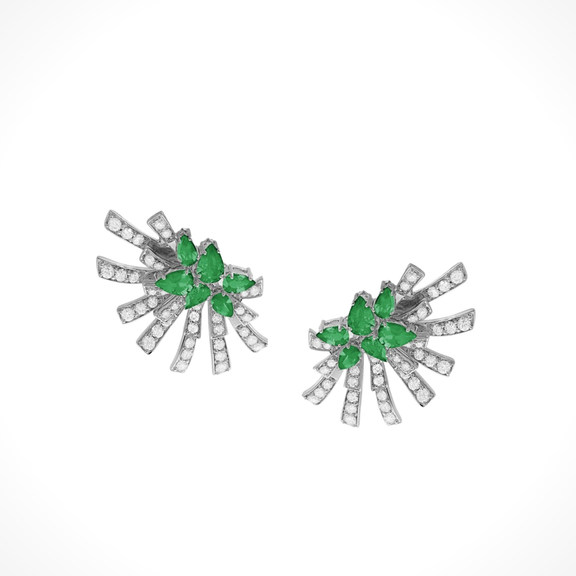Mirage Aura Studs - Verde
