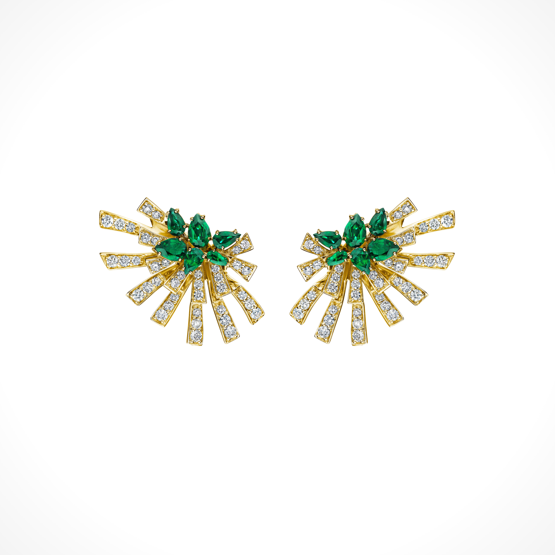 Mirage Aura Studs Verde