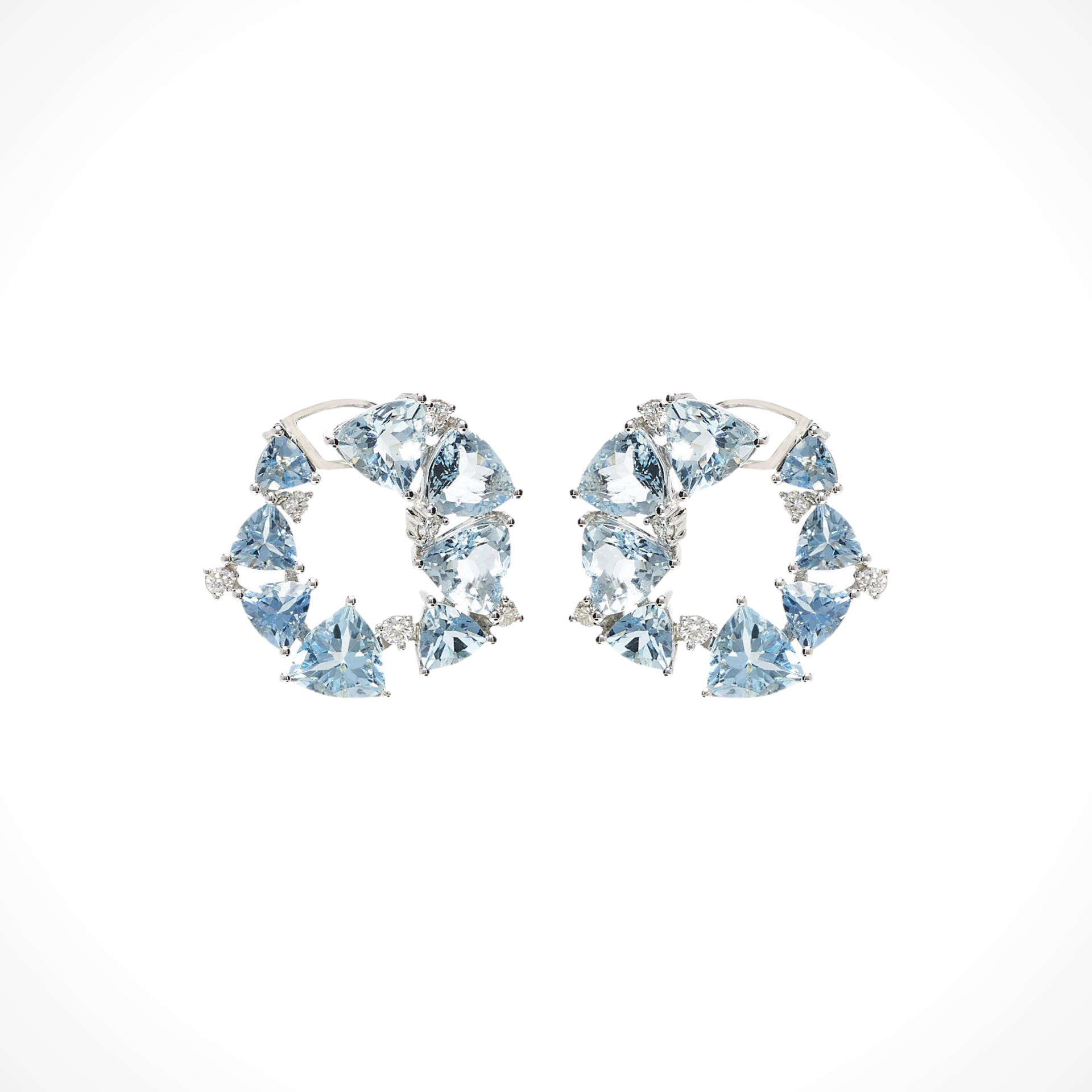 Mirage Tiara Earring Aqua