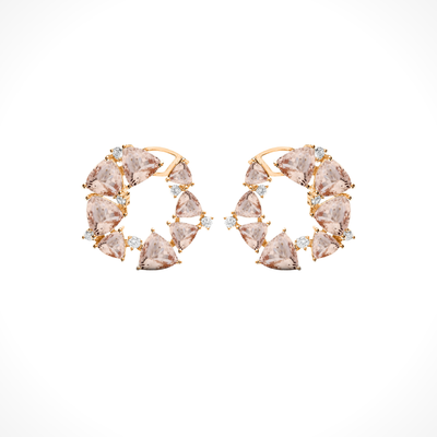 Mirage Tiara Earring - Blush