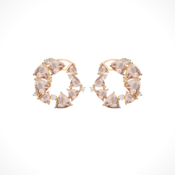 Mirage Tiara Earring - Blush