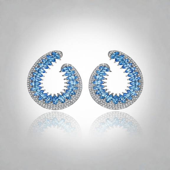 Mirage Mosaic Drops - Blue
