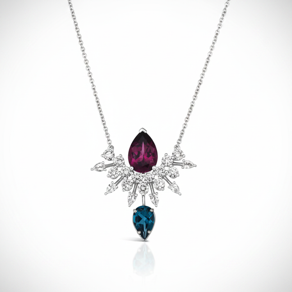 Amazonia Cocar Noite Necklace