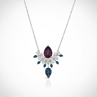 Amazonia Cocar Noite Amora Necklace