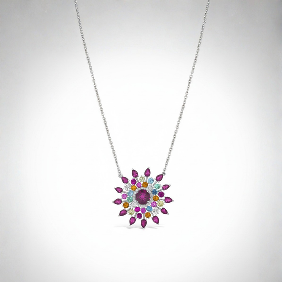 Amazonia Cocar Iris Necklace