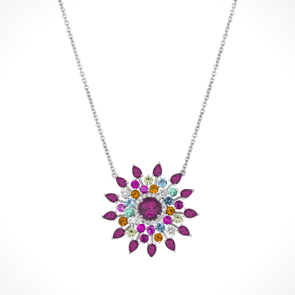 Amazonia Cocar Iris Necklace