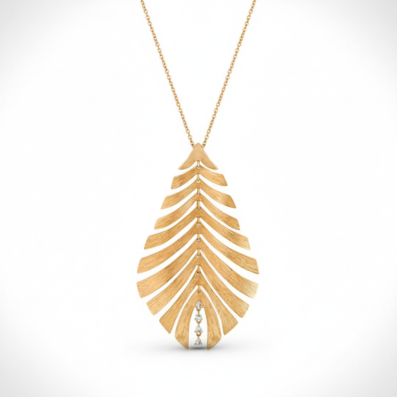Bahia Fronde Rose Necklace