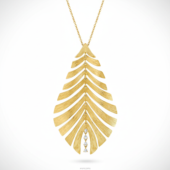 Bahia Fronde Yellow Necklace